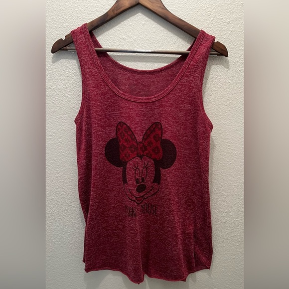 Large Red Disney Minnie Tank Top - Picture 1 of 2
